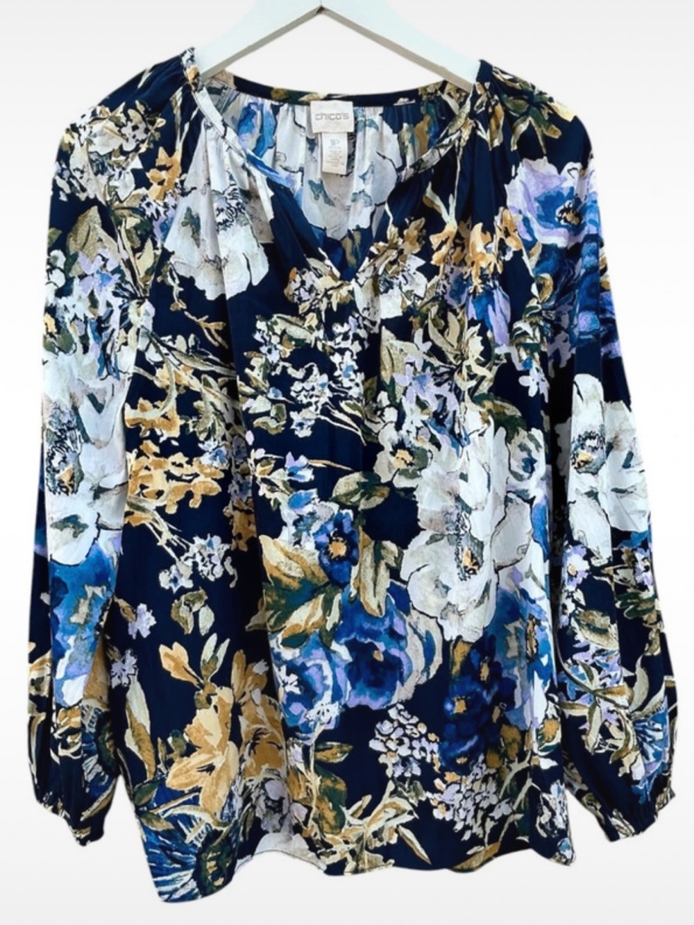 Chico’s Floral Blouse